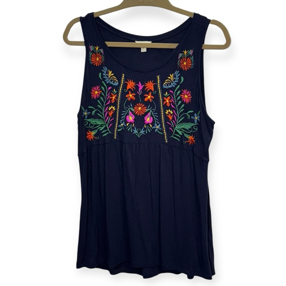 Adiva Women’s Embroidered Tank Size M‎